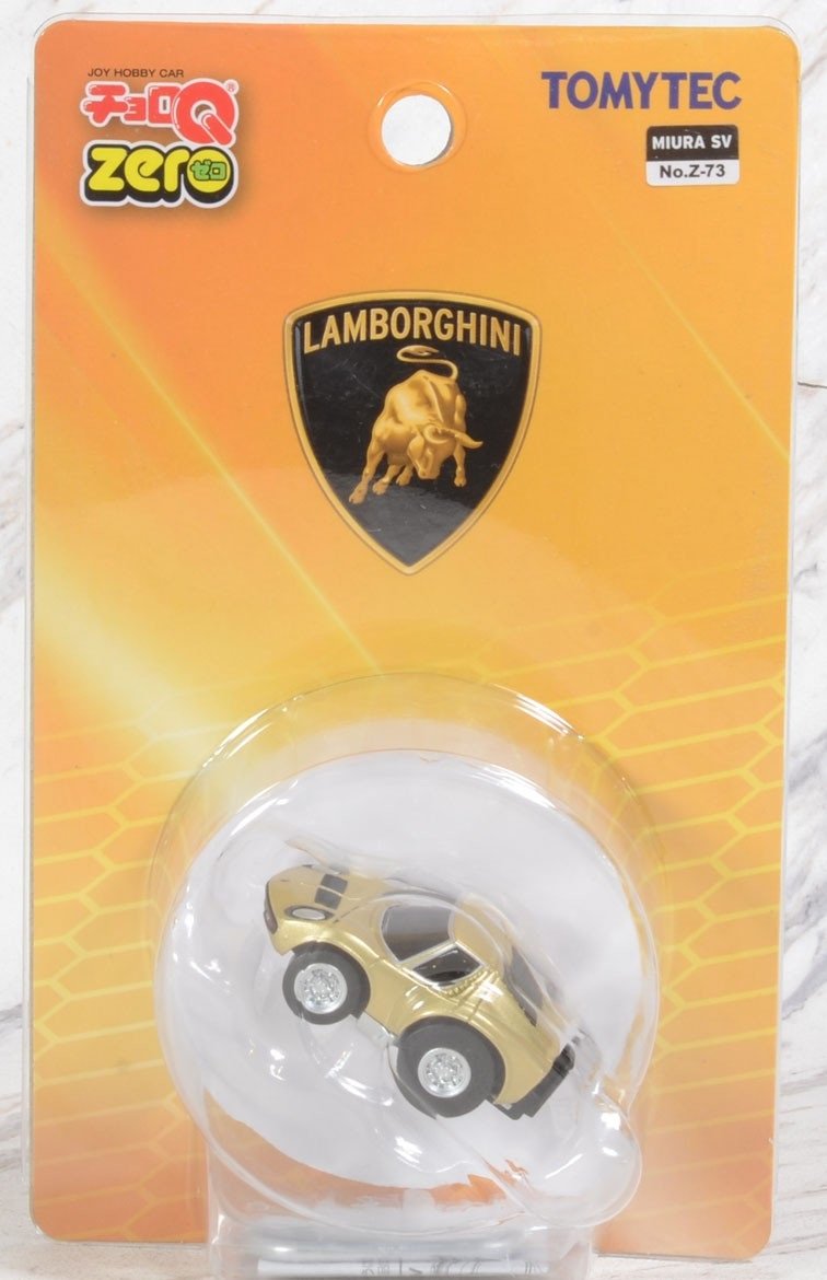 Takara Tomy Tomytec Choro Q zero Z-73c Lamborghini Miura SV Gold (pullback car)