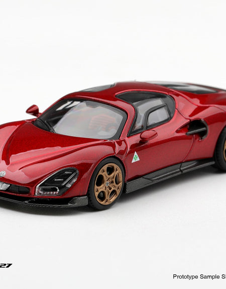 (Pre-order) BBR 1/64 Alfa Romeo 33 Stradale Rosso Villa d'Este Diecast Model Car