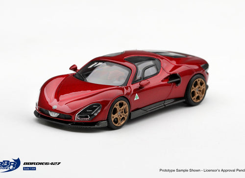 Load image into Gallery viewer, (Pre-order) BBR 1/64 Alfa Romeo 33 Stradale Rosso Villa d'Este Diecast Model Car
