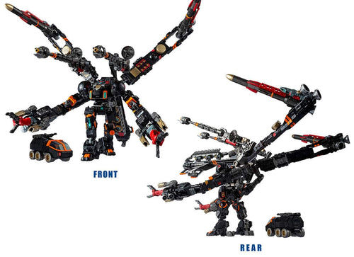 Load image into Gallery viewer, Takara Tomy DIACLONE TM-38 TACTICAL MOVER AGGRESS VERSAULTER/DU <DARK STAR>
