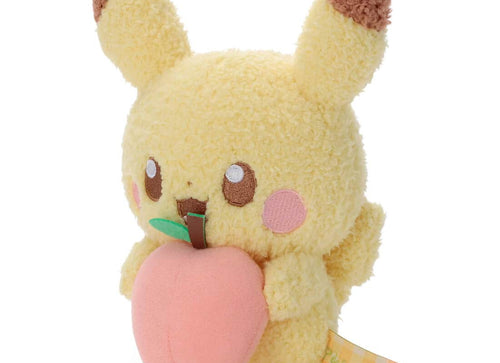 Load image into Gallery viewer, Takara Tomy Arts Pokepiece Soft Plush Toy Pikachu (Colorful Ver.) 19cm
