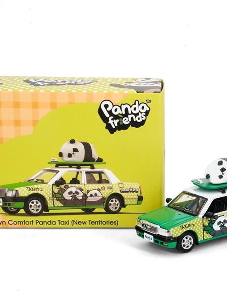 Tiny City Die-cast 1/64 - Tiny x Panda Friends Toyota Crown Comfort Taxi (NT)