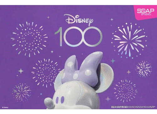 Load image into Gallery viewer, Soap Studio Disney 100th Anniversary Mickey and Minnie Heart Mini PVC Busts
