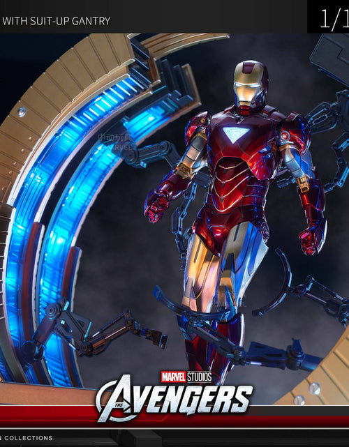 Load image into Gallery viewer, ZD Toys Marvel Avengers 1/10 MK6 With Suit-up Gantry Action Figure Set
