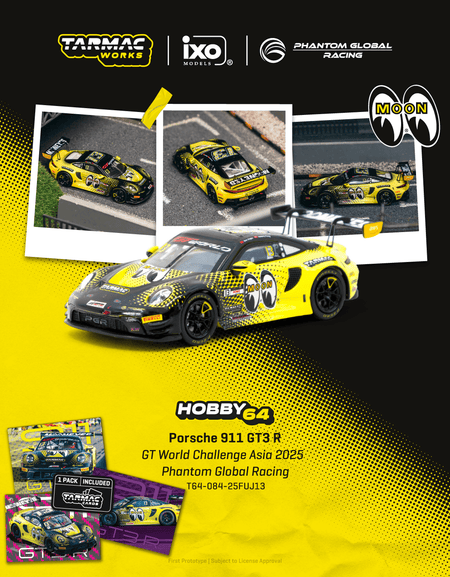Tarmac Works 1/64 Porsche 911 GT3 R GT World Challenge Asia 2025