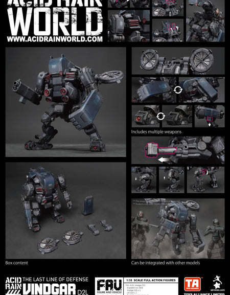 Toys Alliance 1/18 Acid Rain FAV-A141 Vindgar D2L Action Figure