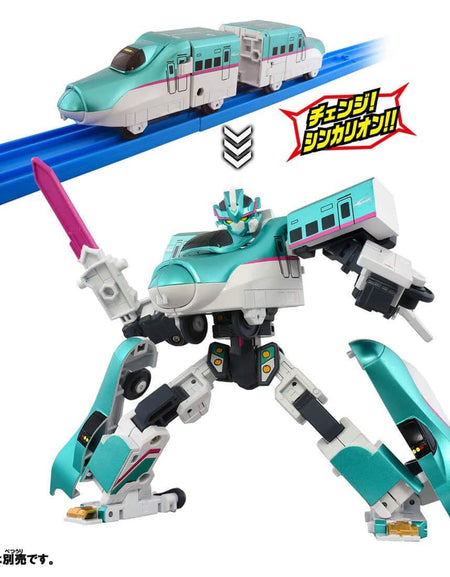 Takara Tomy Shinkansen SGX Shinkalion E5 Hayabusa + E7 Kagayaki Link Combine Set