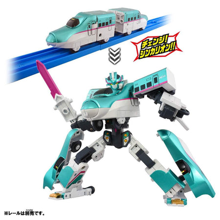 Takara Tomy Shinkansen SGX Shinkalion E5 Hayabusa + E7 Kagayaki Link Combine Set