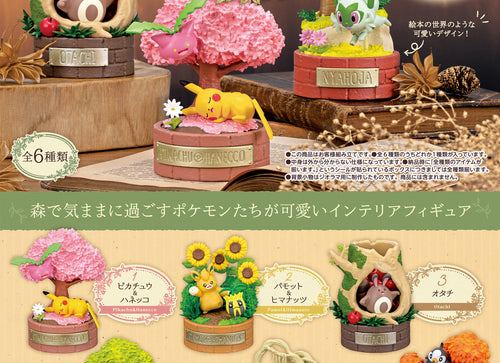 Load image into Gallery viewer, Re-ment Pokemon -A Little Tale of the Forest Figure Collection 6pcs Complete Box
