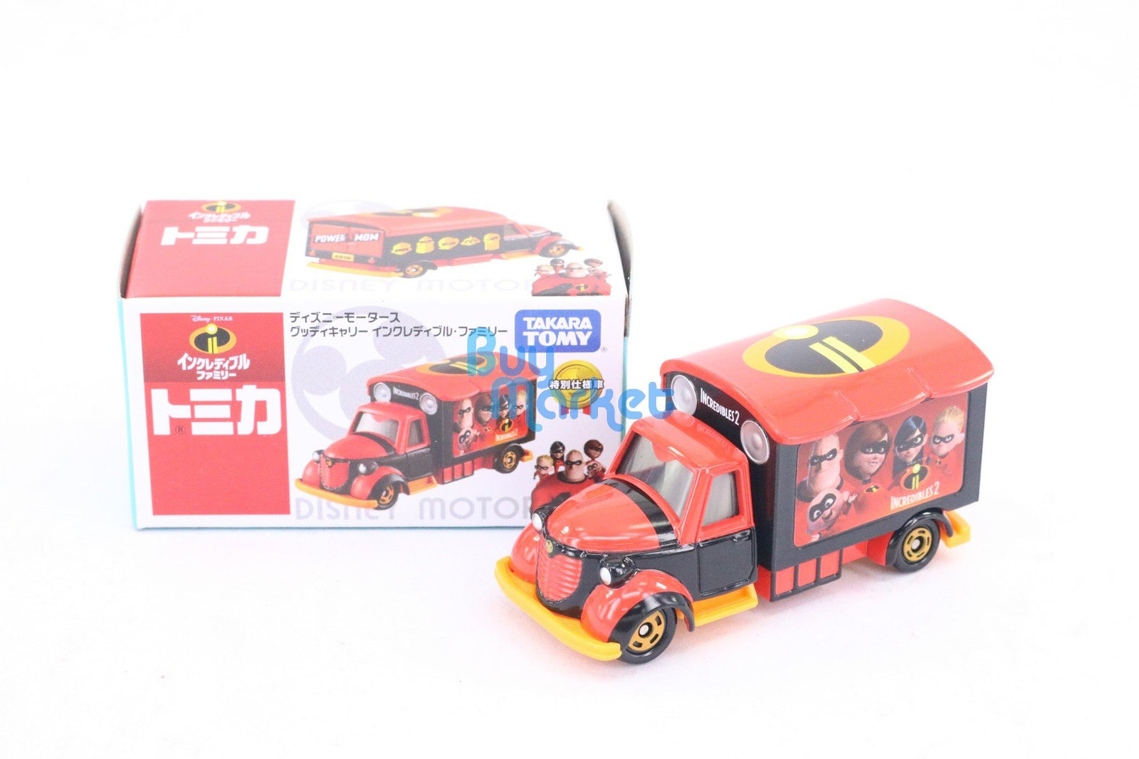 Takara Tomy Tomica Disney Motors Gooday Carry Incredible 2 Diecast Car