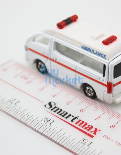 Load image into Gallery viewer, New Takara Tomy Tomica #18 Nissan NV350 Caravan Ambulance 1/69 Diecast Toy Car
