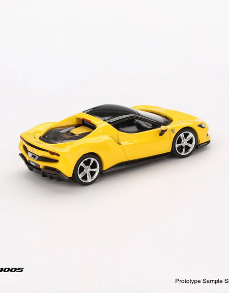 BBR 1/64 Ferrari 296 GTB Giallo Modena Diecast Model Car