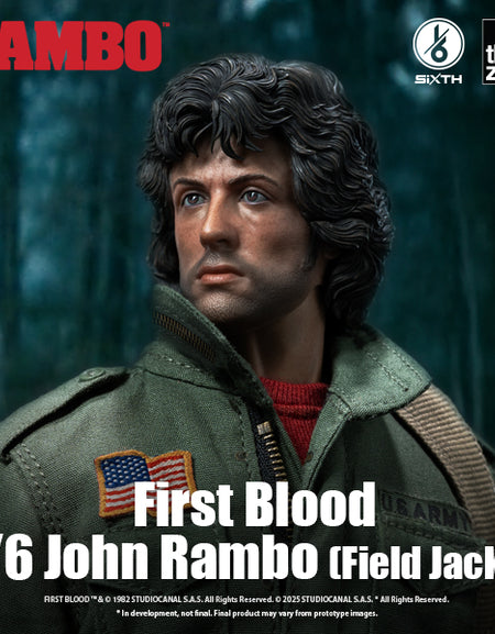 Threezero Rambo: First Blood 1/6 John Rambo (Field Jacket) Action Figure Set