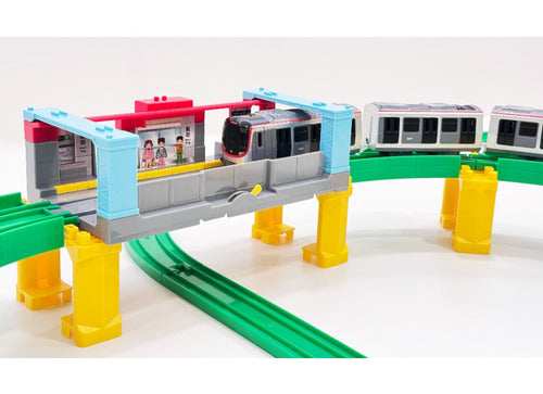 Load image into Gallery viewer, Takara Tomy Plarail Hong Kong MTR Passenger Train Kwun Tong Line Q Set
