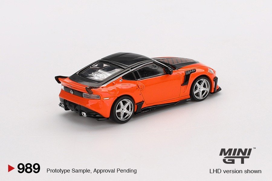 Mini GT #989 Nissan Z VeilSide FFZ400 Orange LHD Diecast Model Car