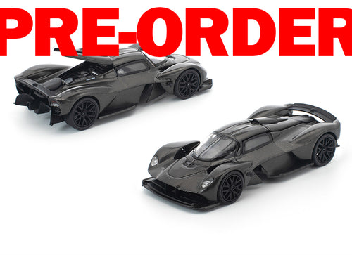 Load image into Gallery viewer, (Pre-order) POPRACE 1/64 ASTON MARTIN VALKYRIE CARBON EDITION Model Car
