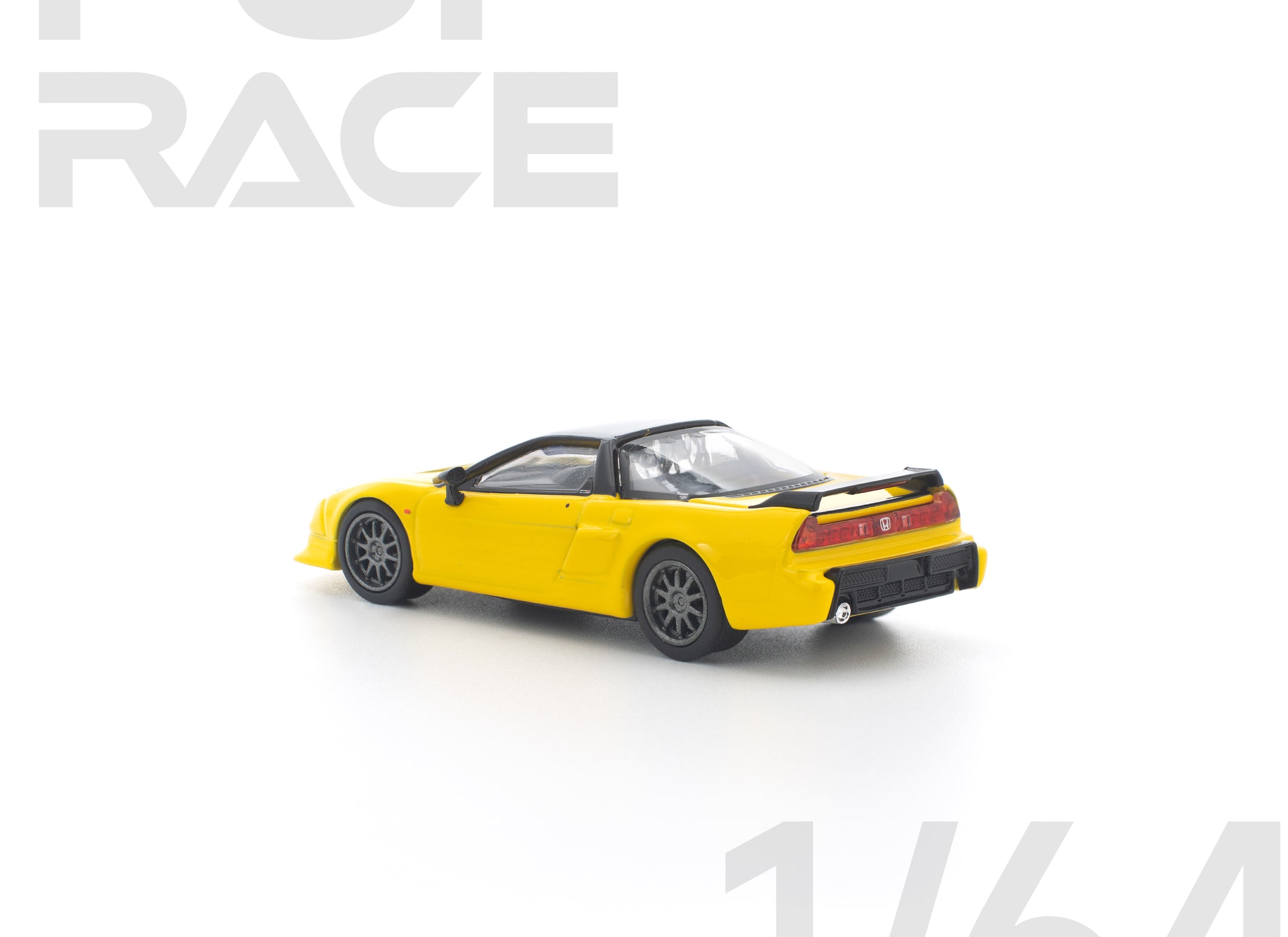 (Pre-order) POPRACE 1/64 HONDA NSX-R YELLOW Diecast Model Car