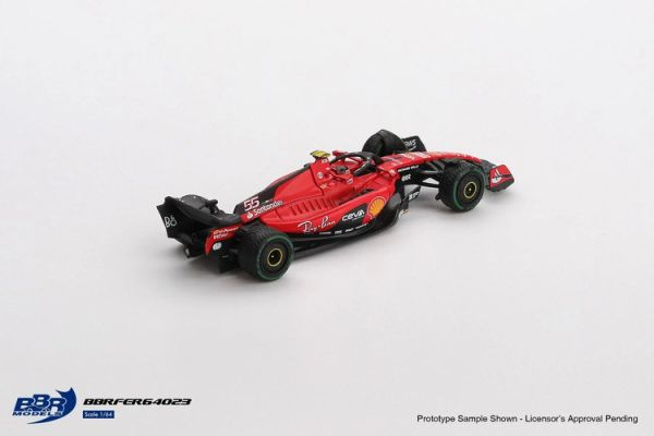 BBR 1/64  Ferrari SF23 #55 C. Sainz 2023 Monaco GP Model Car