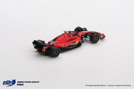 BBR 1/64  Ferrari SF23 #55 C. Sainz 2023 Monaco GP Model Car