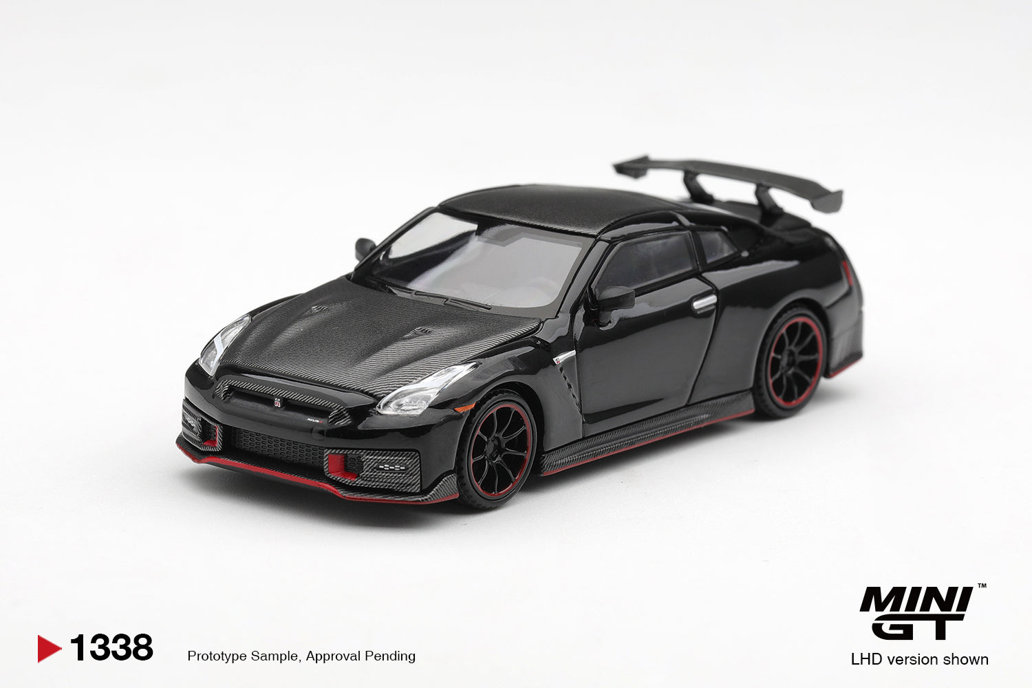 (Pre-order) Mini GT #1338 Nissan GT-R R35 Nismo Black RHD Diecast Model Car