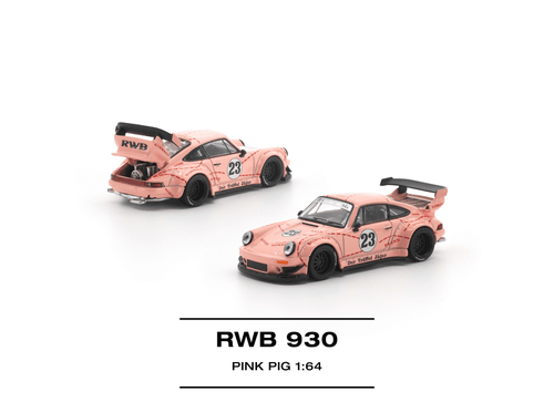 Load image into Gallery viewer, (Pre-order) POPRACE 1/64 - RWB 930 "PINK PIG" Diecast Model Car
