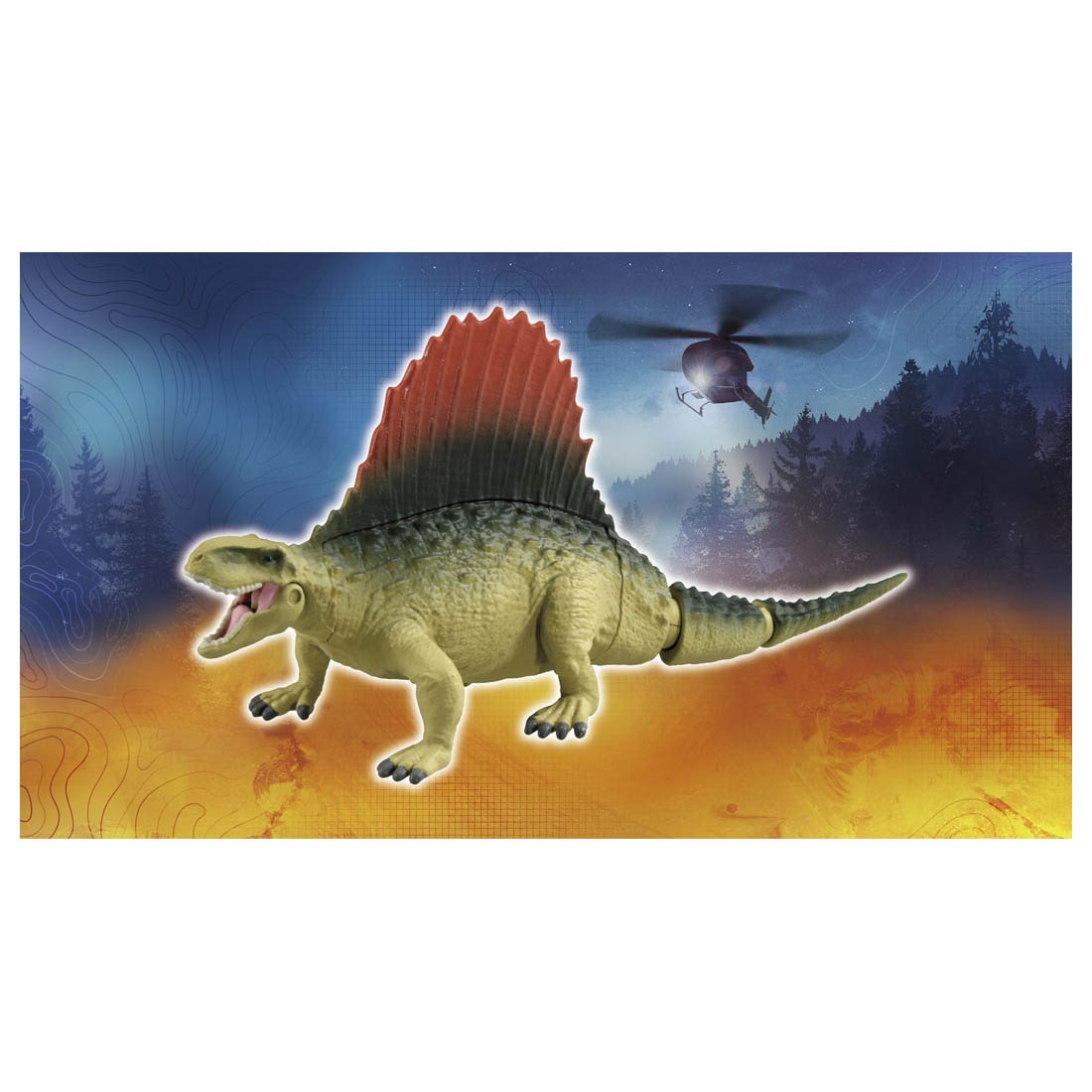 Takara Tomy ANIA animal Action Figure - Jurassic World 3 Dimetrodon