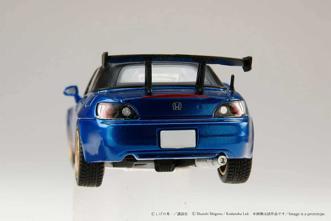 (Pre-order) Hobby JAPAN 1/64 Honda S2000 Initial D Joshima VS Fujiwara Blue