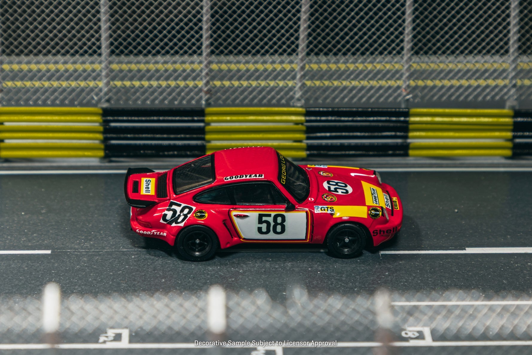 (Pre-order) Tarmac Works 1/64 Porsche 911 Carrera RSR 3.0 24h Le Mans 1975 #58