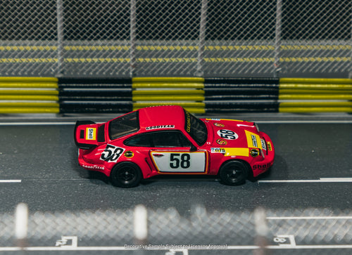 Load image into Gallery viewer, (Pre-order) Tarmac Works 1/64 Porsche 911 Carrera RSR 3.0 24h Le Mans 1975 #58
