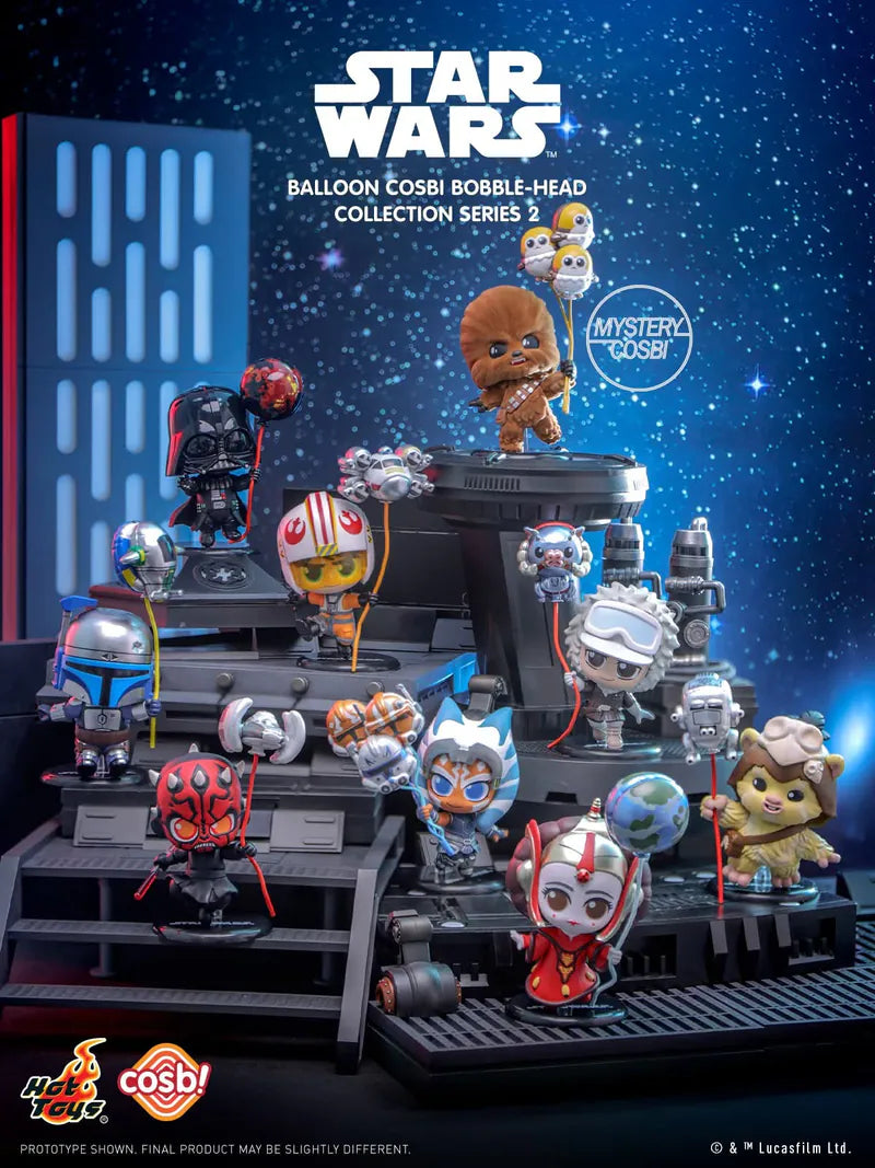 Hot Toys Star Wars Balloon Cosbi Bobble-Head Collection Series 2 (Full set of 8)