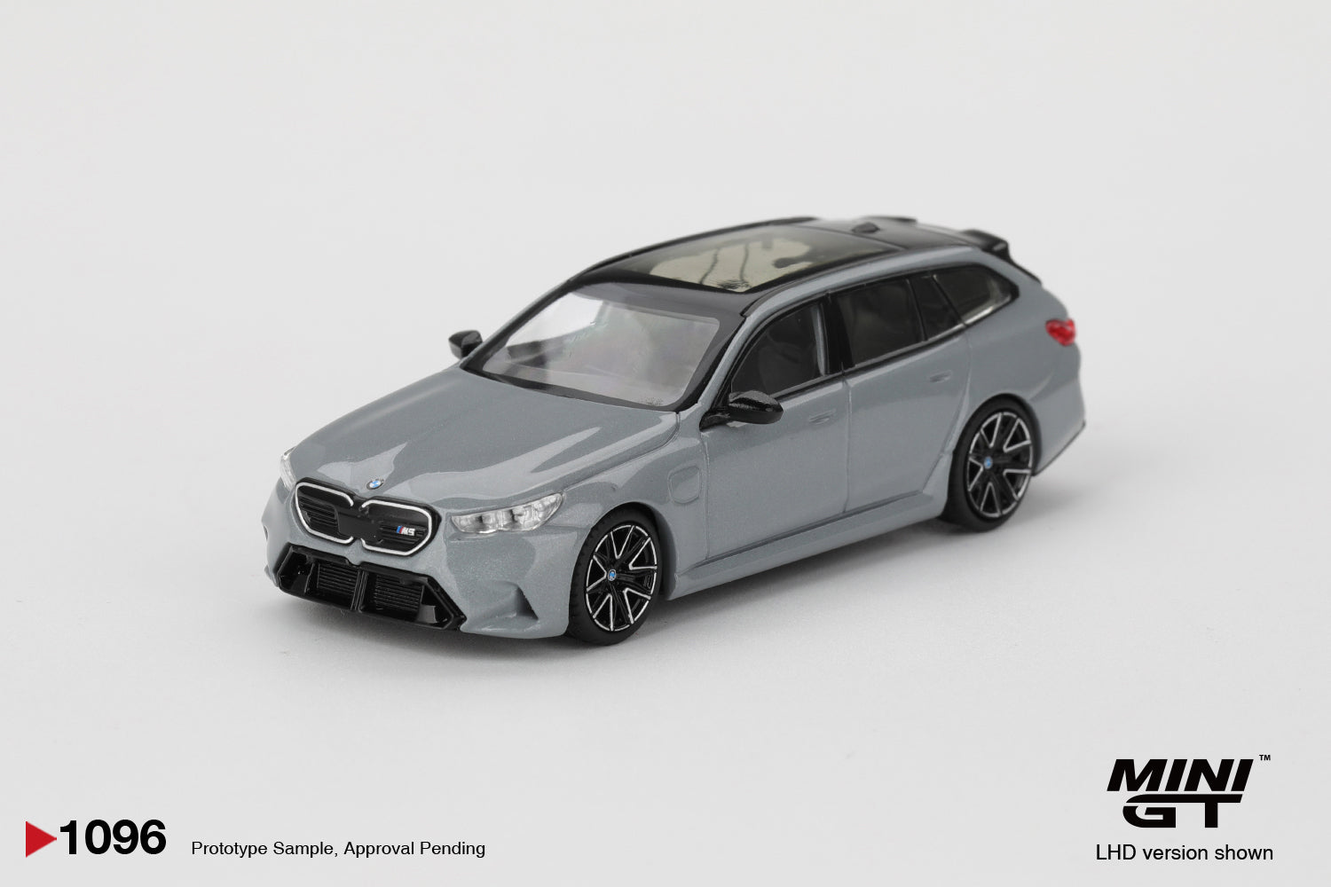 MINI GT #1096 BMW M5 Touring (G99) Brooklyn Grey Metallic LHD Car
