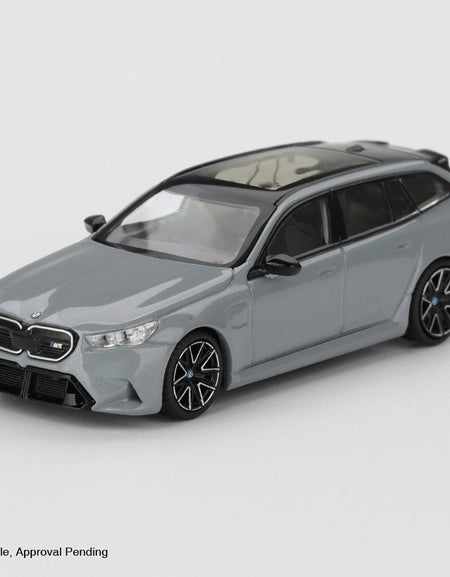 MINI GT #1096 BMW M5 Touring (G99) Brooklyn Grey Metallic LHD Car