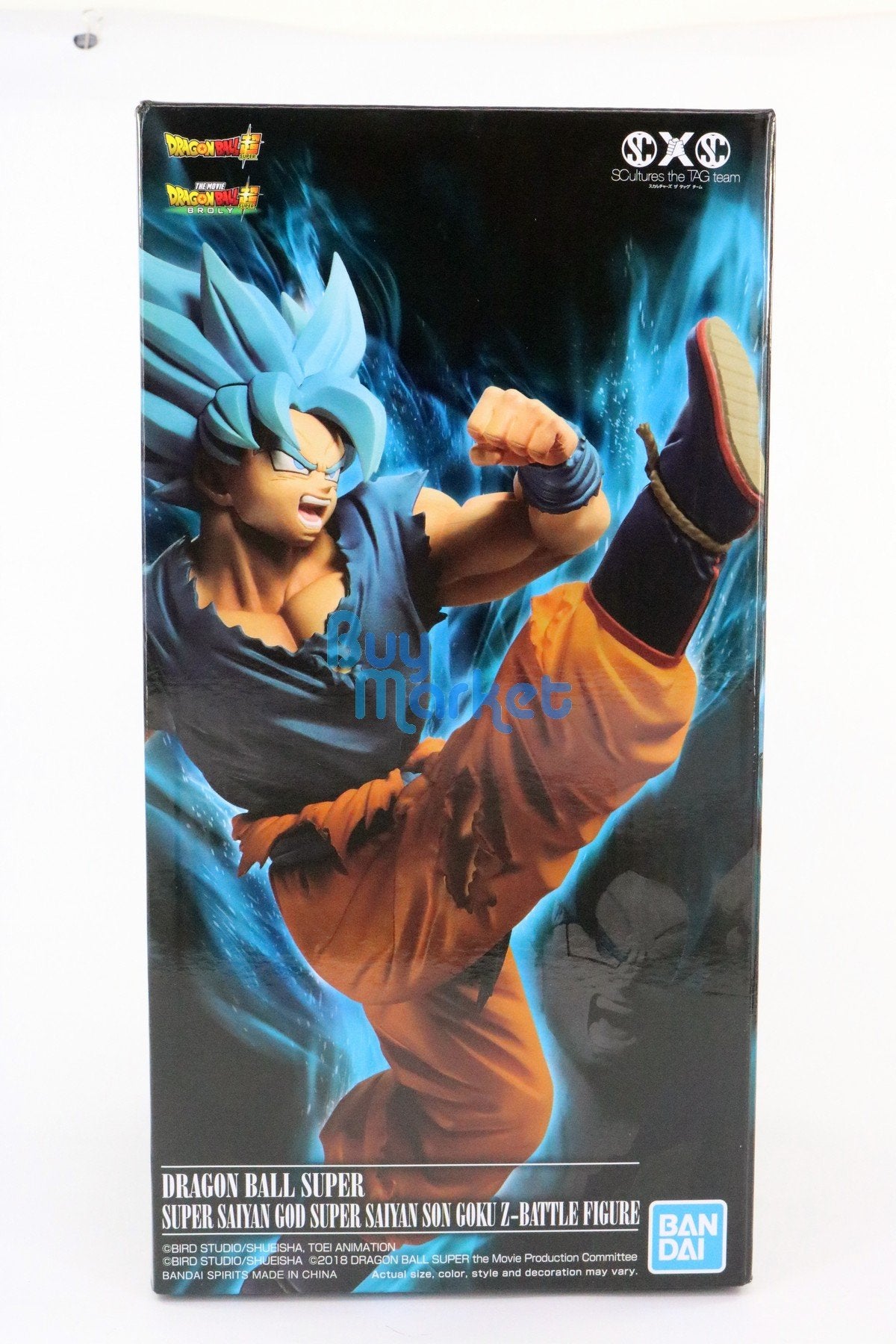 Banpresto Dragon Ball Super Saiyan God Son Goku Z-Battle 6In Overseas Figure