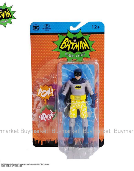 McFarlane Toys DC Retro 6" Batman Classic TV Series Figure:Batman In Swim Shorts
