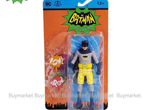 Load image into Gallery viewer, McFarlane Toys DC Retro 6" Batman Classic TV Series Figure:Batman In Swim Shorts
