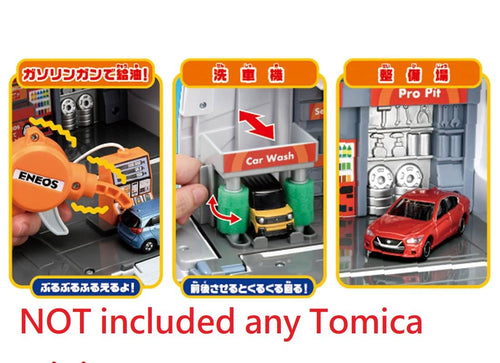 Load image into Gallery viewer, Takara Tomy Tomica World - Transform Tank Truck Gas Station (No Cars included)
