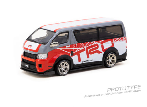 Load image into Gallery viewer, Tarmac Works 1/64 Toyota Hiace Widebody Diecast Model Car
