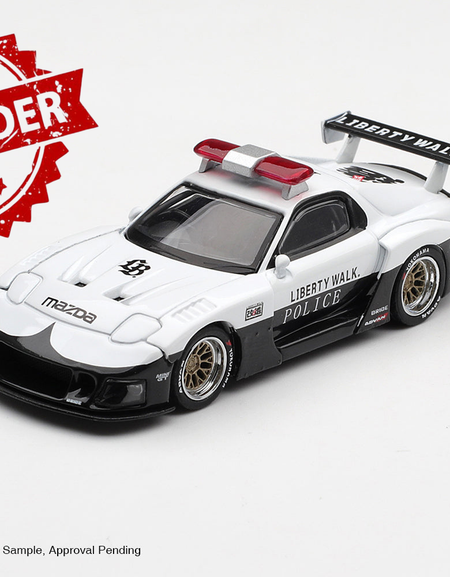 (Pre-order) Mini GT #1231 MAZDA RX-7 LB-Super Silhouette Police Diecast Model