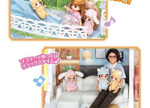 Load image into Gallery viewer, Takara Tomy Licca-Chan Talking Auto-Lock Two-story Grand Maison First limited ed
