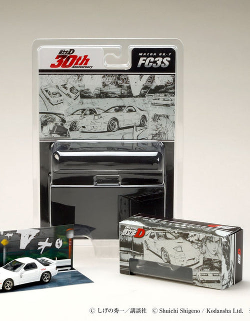 Load image into Gallery viewer, Hobby Japan 1/64 Mazda RX-7 (FC3S) RedSuns Initial D Ryosuke Takahashi VS Takumi
