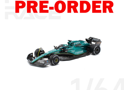 Load image into Gallery viewer, (Pre-order) POPRACE 1/64 ASTON MARTIN AMR23 LANCE STROLL Diecast Model Car
