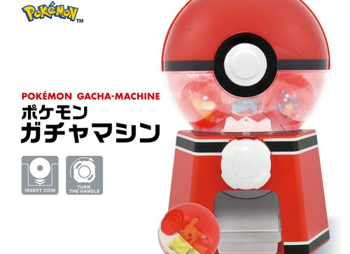 Load image into Gallery viewer, Takara Tomy Pokemon Capsule toy machine with 6 capsules and mini figures
