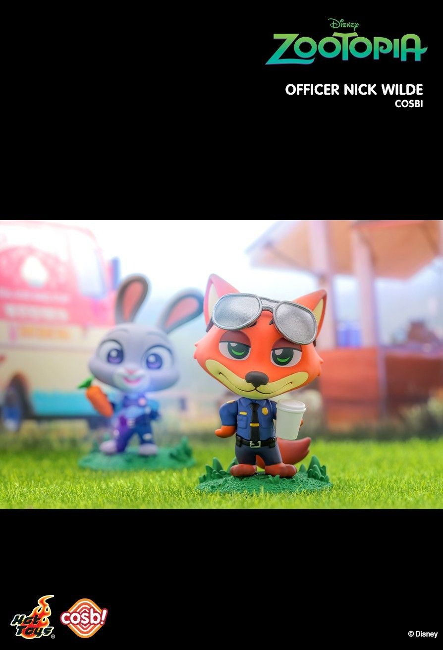 Hot Toys Zootopia Cosbi Collection Bobble-Head Figure Set (Full box set of 8)