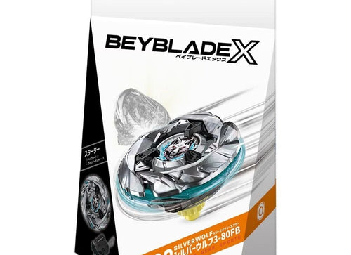 Load image into Gallery viewer, (Pre-order / Shipping Date: Jul 2026)Takara Tomy Beyblade X Starter UX-08 Silver Wolf 3-80FB
