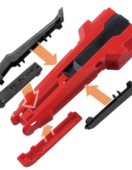 Takara Tomy Beyblade X BX-30 Custom Grip Red Ver.
