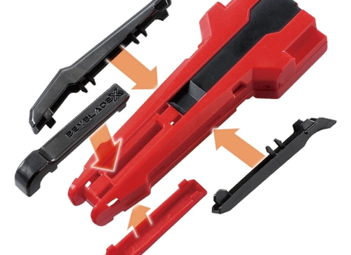 Load image into Gallery viewer, Takara Tomy Beyblade X BX-30 Custom Grip Red Ver.
