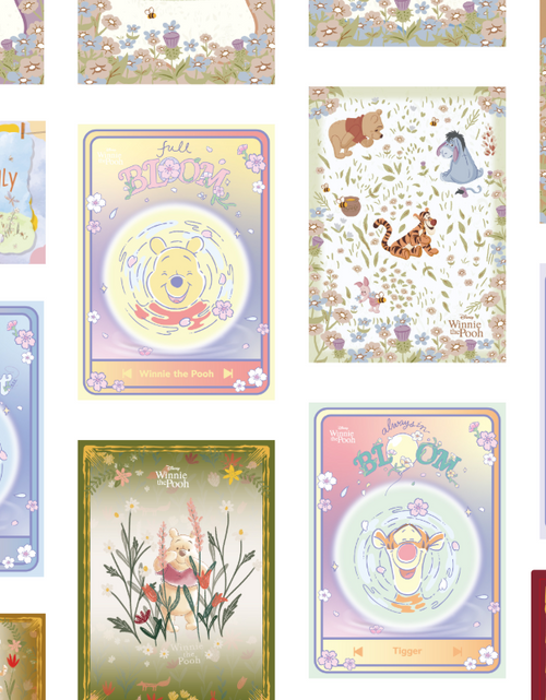 Load image into Gallery viewer, COSMOS Collectible Winnie the Pooh Collectible Card Box Set (80 cards SET)
