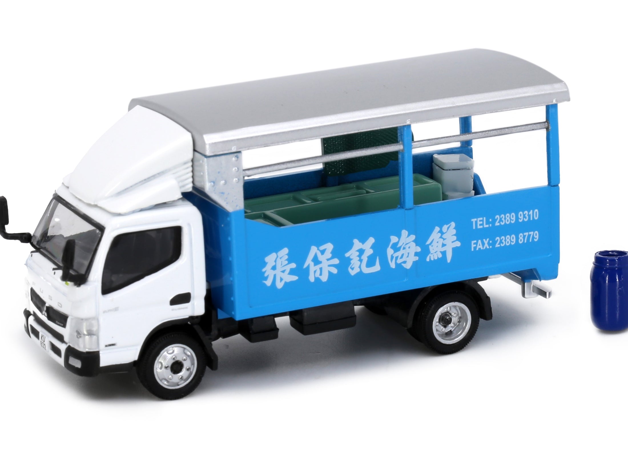 Tiny City 101 Die-cast Model Car - Mitsubishi Fuso Canter Aquatic Products Truck