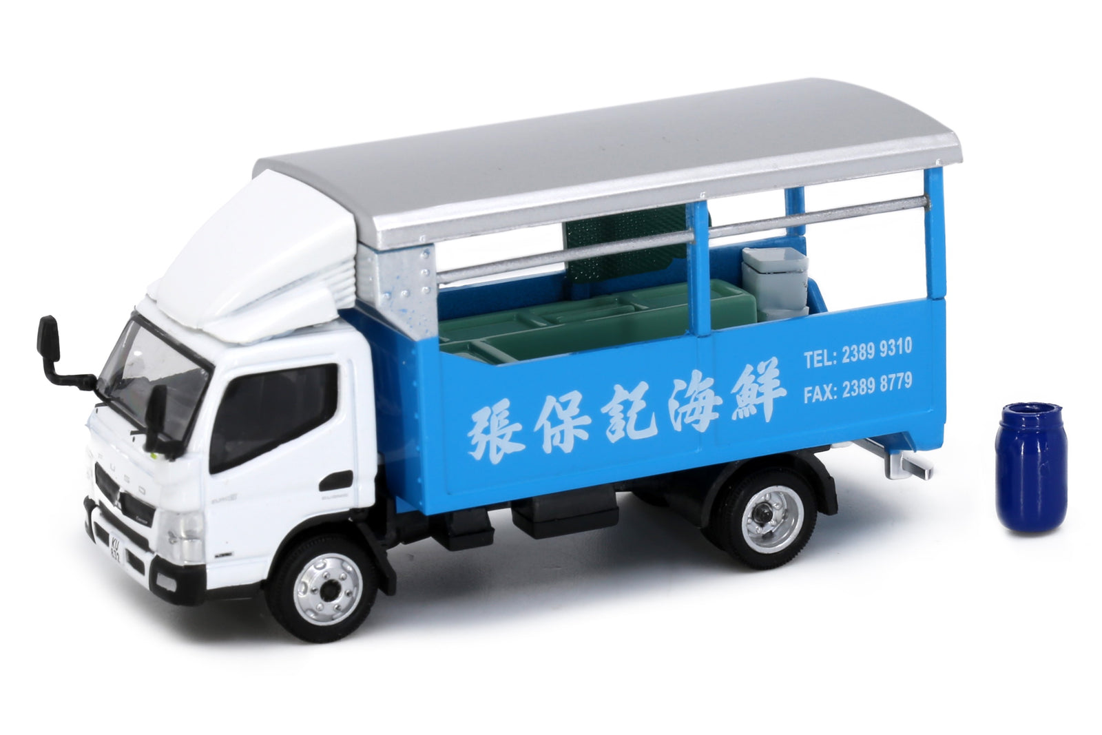 Tiny City 101 Die-cast Model Car - Mitsubishi Fuso Canter Aquatic Products Truck