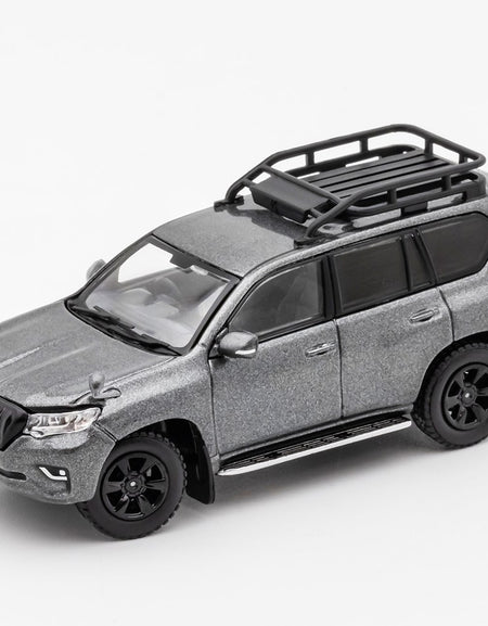 GCD 1/64 Toyota Land Cruiser Prado 150 Grey (LHD) Diecast Model Car